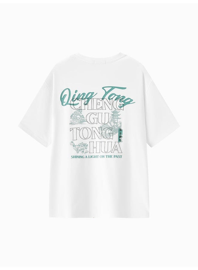 سيمير تيشيرت بطباعة أمامية وخلفية للرجال - Image 5