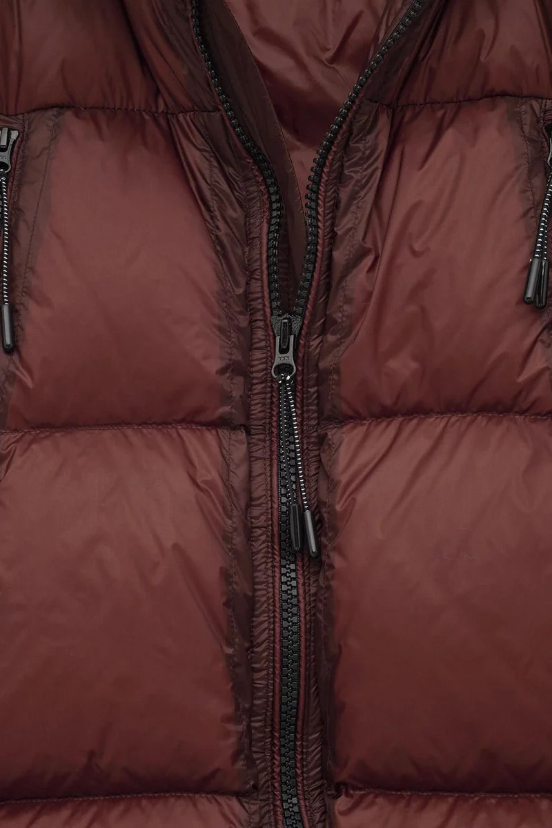 Giesto Burgundy Red GIESTO Men's Puffer Down Coat for Men | Best Price UAE