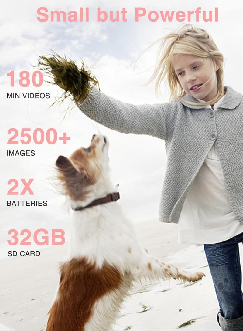 Generic Digital Camera, FHD 1080P Kids Camera 44MP Point and Shoot Digital Cameras with 32GB SD Card, 16X Zoom - Image 5