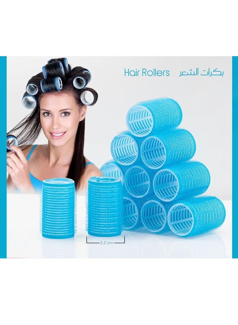 ماركة غير محددة مجموعة بكرات الشعر ذاتية التثبيت 6قطع  - Image 1