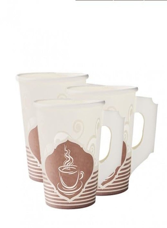 Spylark - Ecofriendly Paper Cups with Handle 150ml (Pack of 60) Biodegradable - Image 1