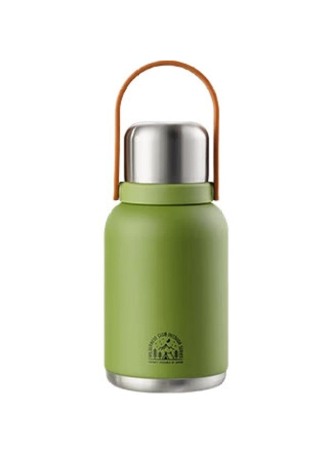 Supor Insulated Mug, Large Capacity, Portable Outdoor, Dual-Use For Children, Large Belly Cup For Men And Women, Tea Infuser, 1.2L, Grass Green - Image 1