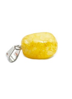 REBUY REBUY Citrine Pendant Chakra Stone Jewelry Natural Crystal Healing Stone Pendant  - Image 1