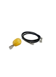 REBUY REBUY Citrine Pendant Chakra Stone Jewelry Natural Crystal Healing Stone Pendant  - Image 3