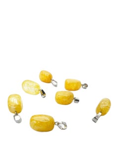 REBUY REBUY Citrine Pendant Chakra Stone Jewelry Natural Crystal Healing Stone Pendant  - Image 2