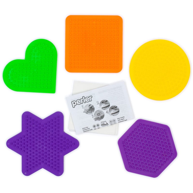 Perler Beads Small Fun Shaped Pegboards-5 Count ( Packaging May Vary ) - Image 3