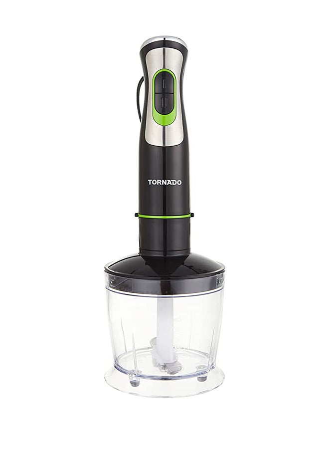TORNADO Hand Blender, Chopper, Whisk THB-400CH Black/Silver - Image 5