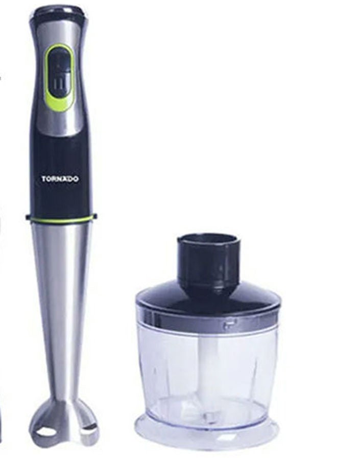 TORNADO Hand Blender, Chopper, Whisk THB-400CH Black/Silver - Image 2