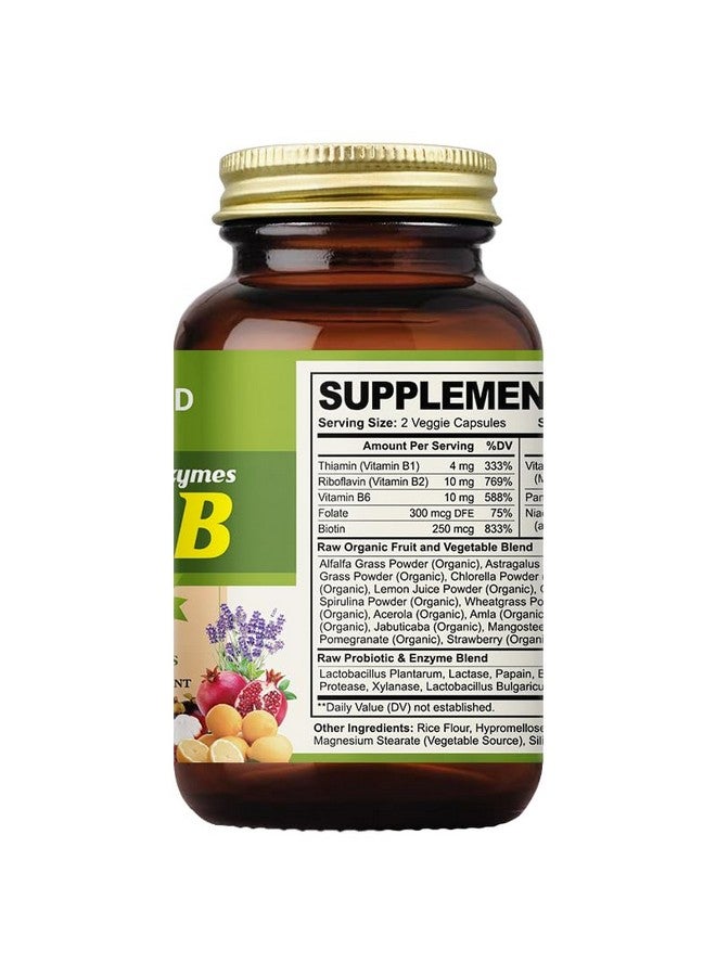 oppuland Vitamin B Complex-Vitamin B Supplement-Promotes Immune Health-60 Veggie Capsules - Image 5