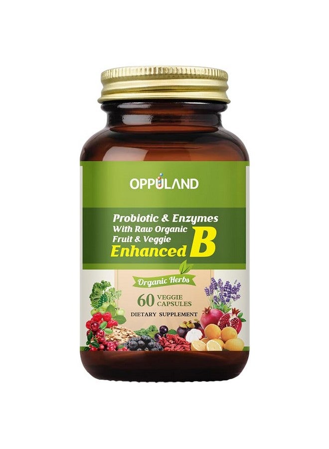 oppuland Vitamin B Complex-Vitamin B Supplement-Promotes Immune Health-60 Veggie Capsules - Image 1