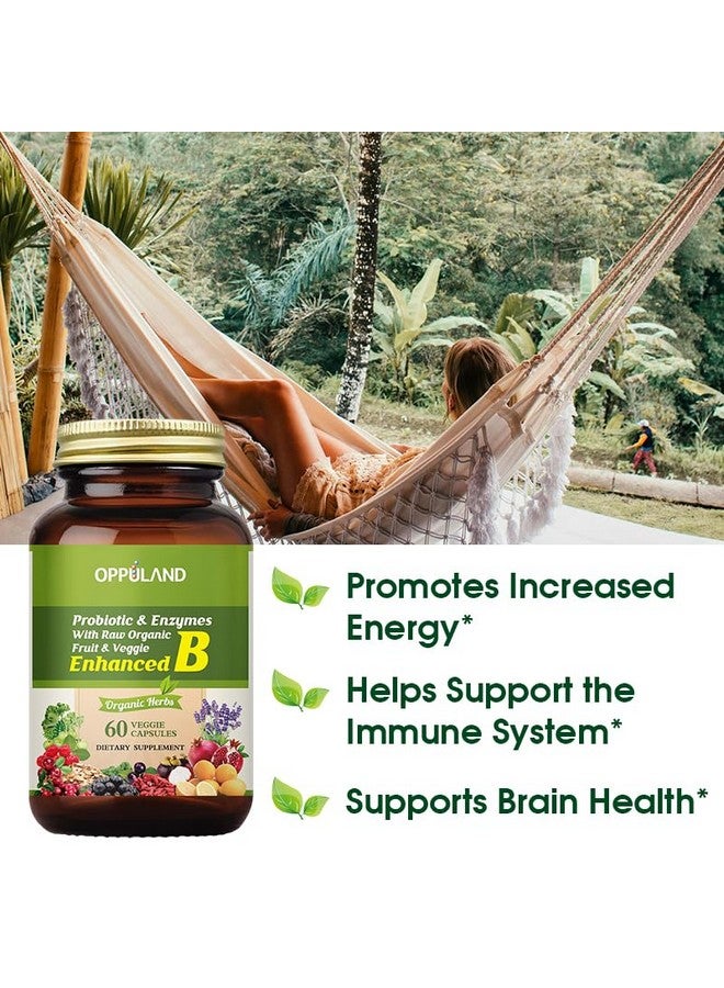 oppuland Vitamin B Complex-Vitamin B Supplement-Promotes Immune Health-60 Veggie Capsules - Image 2