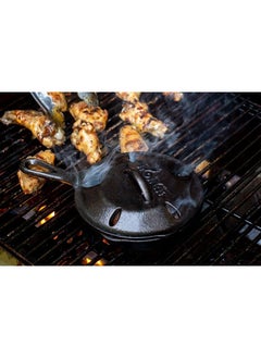 Lodge L3Smsk 6.5" Cast Iron Smoker Skillet Black - pzsku/ZF67A7F32B1D5E83DA90CZ/45/_/1680670810/38b9c35d-6bd6-461e-8951-830e7450a024