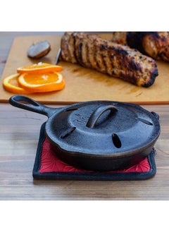 Lodge L3Smsk 6.5" Cast Iron Smoker Skillet Black - pzsku/ZF67A7F32B1D5E83DA90CZ/45/_/1680670811/991307ee-9b6a-45f7-a501-51cd527ed95c