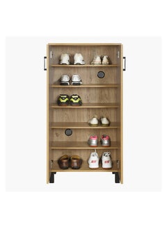Home Box خزانة أحذية متعددة الأغراض بارتفاع باتارا بسعة 18 زوج مع بابين 33 × 120 × 60 سم  - Image 5