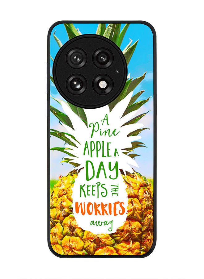Stylizedd For OnePlus 13 5G Case,Slim fit Camera Protection, Shockproof Thin Phone cover  - Pineapple A Day  - Image 1