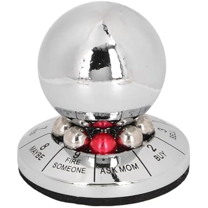 Sunisfa Decompression Ball, Finger Rotators Decision Maker Metal Ball, Stress Relief Ball for Office, Ideal for Holiday and Birthday Tribute - Image 1