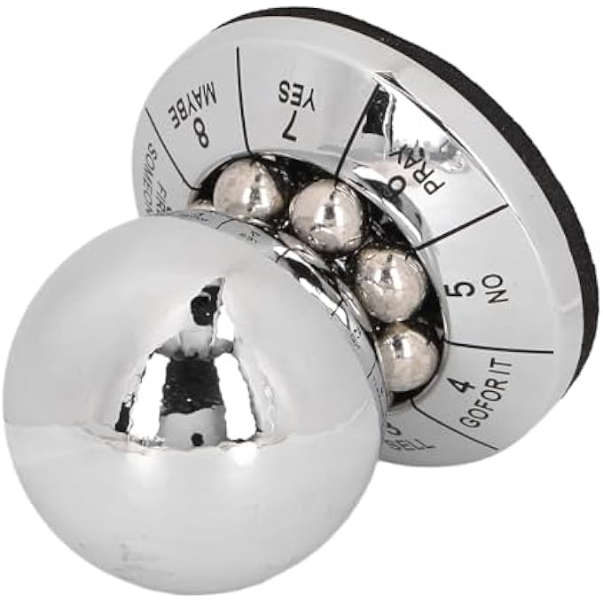 Sunisfa Decompression Ball, Finger Rotators Decision Maker Metal Ball, Stress Relief Ball for Office, Ideal for Holiday and Birthday Tribute - Image 2