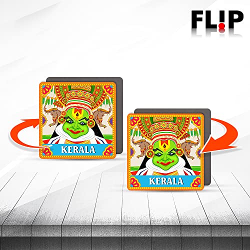Ultra Premium & Colorful 3D Fridge Magnet for Refrigerator, Home, Office & Kitchen| Kerala Kathakali Theme | Waterproof | Eye-Catching | Stunning Design | Ideal Gift | Birthday | Anniversary - Image 2