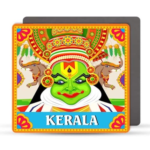 Ultra Premium & Colorful 3D Fridge Magnet for Refrigerator, Home, Office & Kitchen| Kerala Kathakali Theme | Waterproof | Eye-Catching | Stunning Design | Ideal Gift | Birthday | Anniversary - Image 1