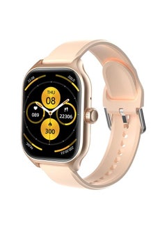 JOYFOCUS 180 MAh Low Power Smart Watch Support Wireless Charging Bluetooth Gold  - Image 1