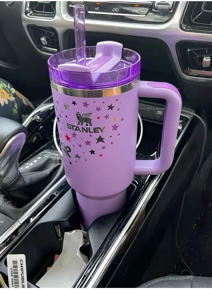 Stanley - Olivia Rodrigo x Limited Edition 40oz Quencher H2.0 FlowState™ Tumbler – Stainless Steel Vacuum Insulated Cup with Reusable Lid & Straw – Perfect for Iced Tea, Coffee, Water & Smoothies – Premium Fan Gift Idea - Image 1