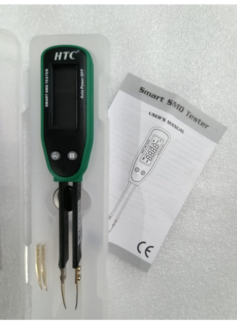 HTC Htc Smd New Auto Scan Smart Smd Tester Tweezer Resistance Capacitance Multimeter  - Image 2
