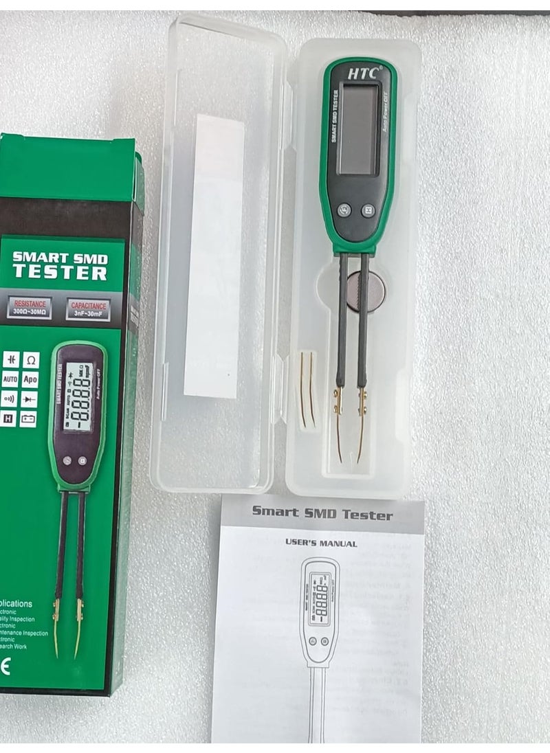 HTC Htc Smd New Auto Scan Smart Smd Tester Tweezer Resistance Capacitance Multimeter  - Image 5