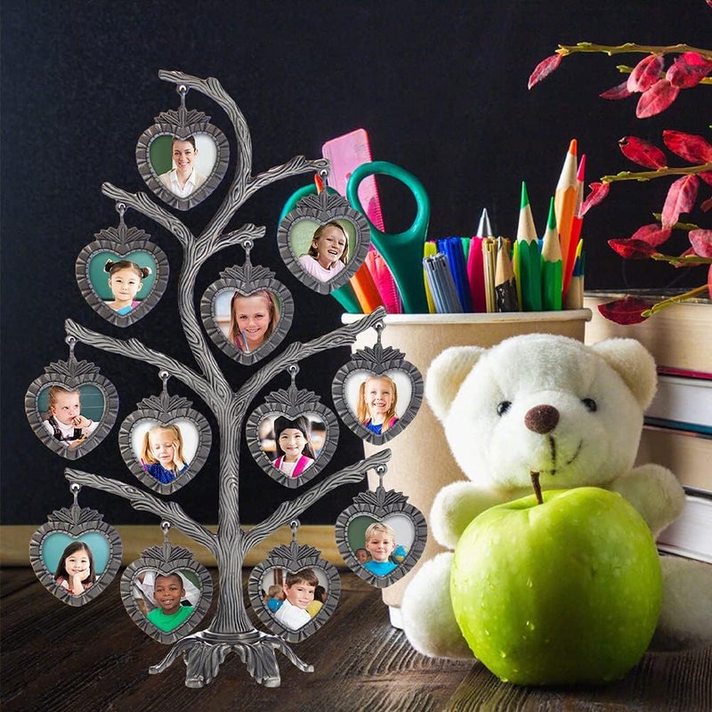 Lasody Family Tree Picture Frame Hold 12 Hanging Picture Photo Frames Collage Desk Stand Ornaments Mother's Day Gifts 1"x1" - Image 4