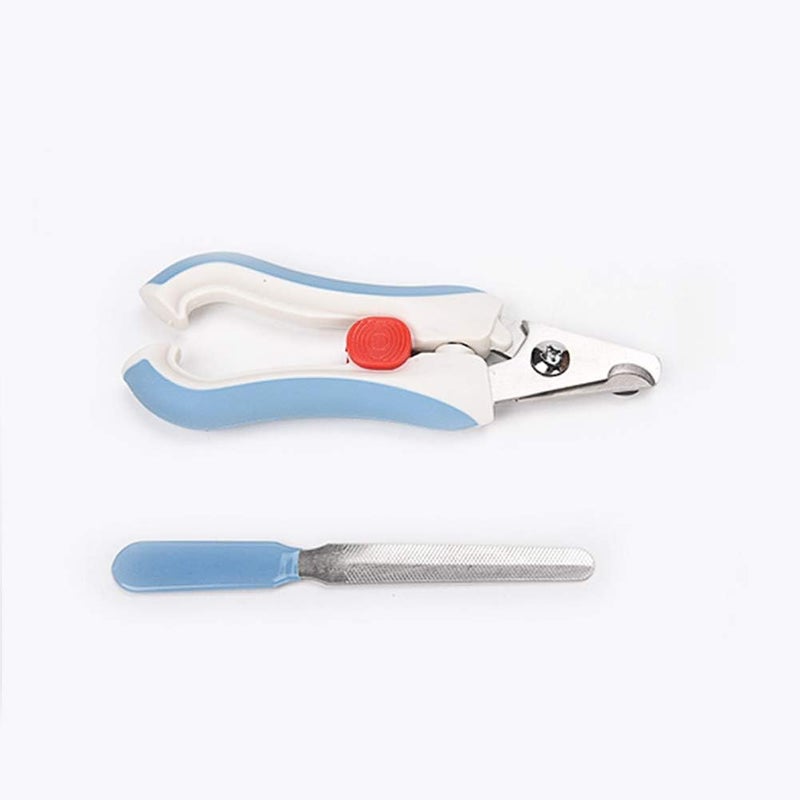 OMEM Bird Nail Clippers with Grinding Nail Scissors Tool Pet Parrot Claw Care (Blue,L) - Image 2