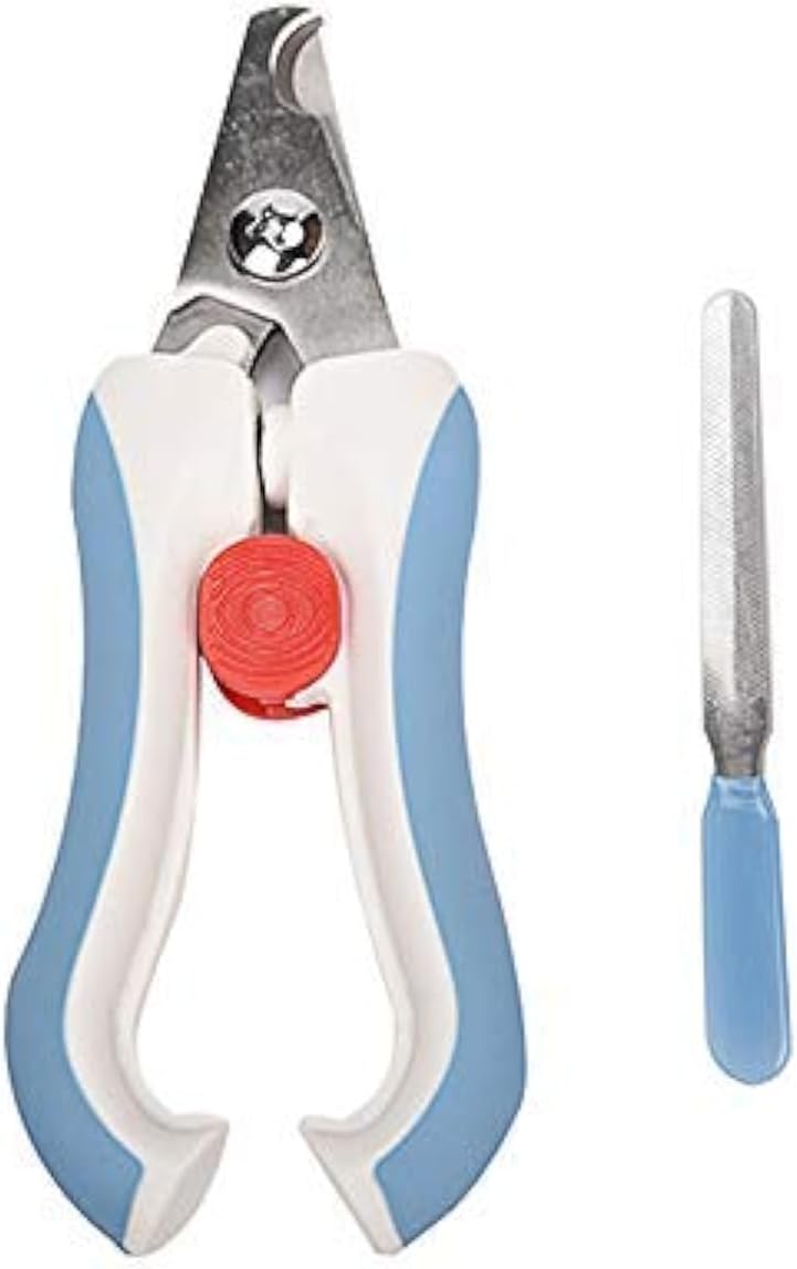 OMEM Bird Nail Clippers with Grinding Nail Scissors Tool Pet Parrot Claw Care (Blue,L) - Image 1