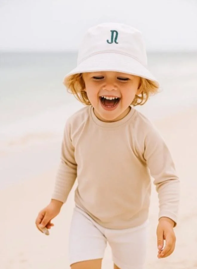Just Nature White Kids Bucket Hat  | Best Price UAE