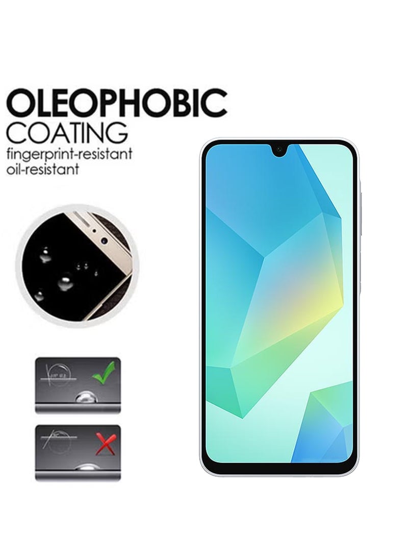 2 Pack Screen Protector for Samsung Galaxy A16 | Tempered Glass Available in Combo Pack Compatible with Samsung Galaxy A16 | Screen Protector Full HD Quality Tempered Glass Anti-Scratch Edge to Edge Coverage with Easy Installation Kit - Black - view 4