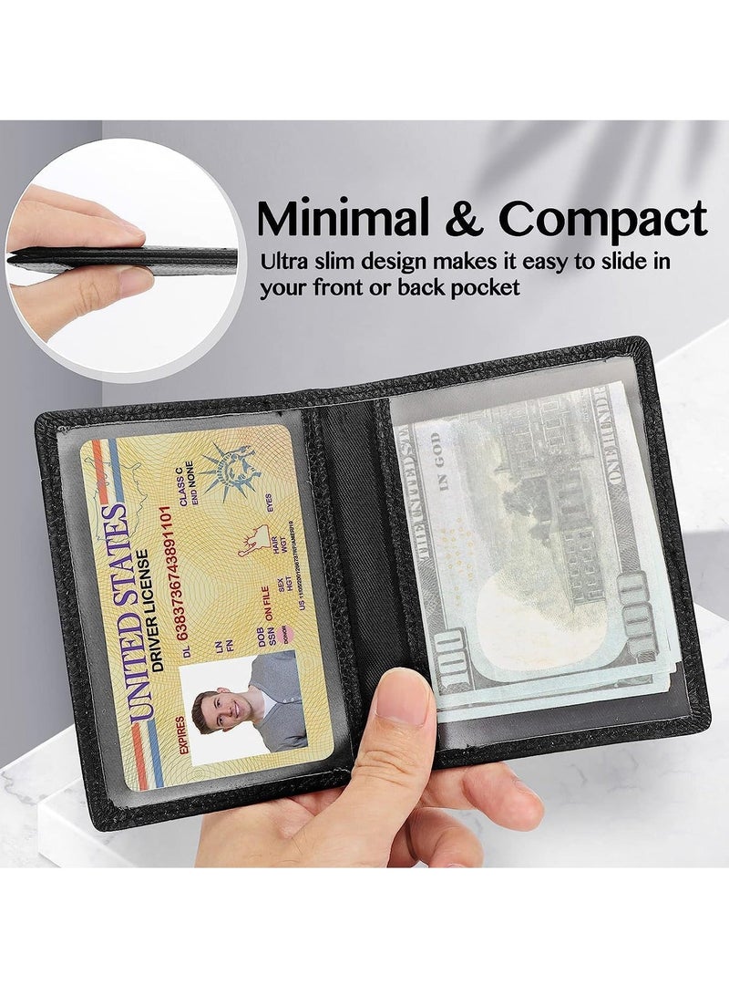 Y&D Card Holder Wallet Minimalist Slim Pop Up Front Pocket Small RFID Blocking Leather For Men or Women Credit Cards  - Image 5
