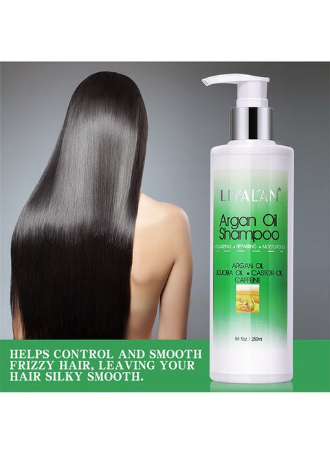 Rogaine Argan Oil Shampoo Repair Perm and Color Damaged Hair Reduce Frizz Smooth Conditioning Shampoo