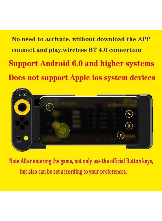 Ipega - Pg 9167 Phone Wireless Game Controller For Iphone14/13/12/11/X,Xr/Ipad For Galaxy S23/S22/S21/S10+/ Note20/10,Lg,One Plus,Android Smartphone Tablet (Android 6.0+ Ios13.0+Mfi) - Image 1
