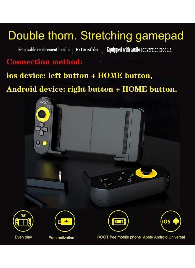 Ipega - Pg 9167 Phone Wireless Game Controller For Iphone14/13/12/11/X,Xr/Ipad For Galaxy S23/S22/S21/S10+/ Note20/10,Lg,One Plus,Android Smartphone Tablet (Android 6.0+ Ios13.0+Mfi) - Image 1