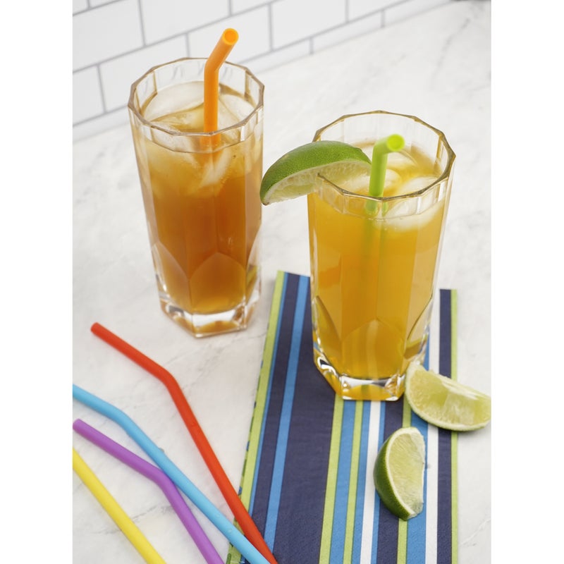 Design Imports RSVP 10in Silicone Straw Set Of 6 - Image 3