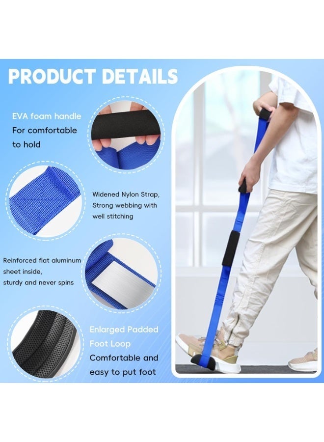 Bukela 42 Inch Long Leg Lifter, Rigid Leg Lifter Strap With EVA Handgrips &Foot Loop, Leg Lifter After Hip Replacement&Knee Surgery Recovery Aids Kit,Leg Lifters Getting Legs In And Out Of Bed, Car, Wheelchair - Image 2