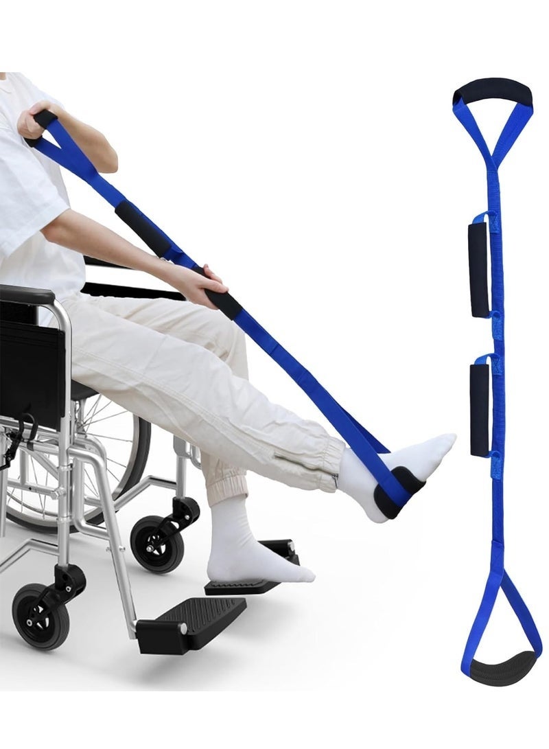 Bukela 42 Inch Long Leg Lifter, Rigid Leg Lifter Strap With EVA Handgrips &Foot Loop, Leg Lifter After Hip Replacement&Knee Surgery Recovery Aids Kit,Leg Lifters Getting Legs In And Out Of Bed, Car, Wheelchair - Image 1