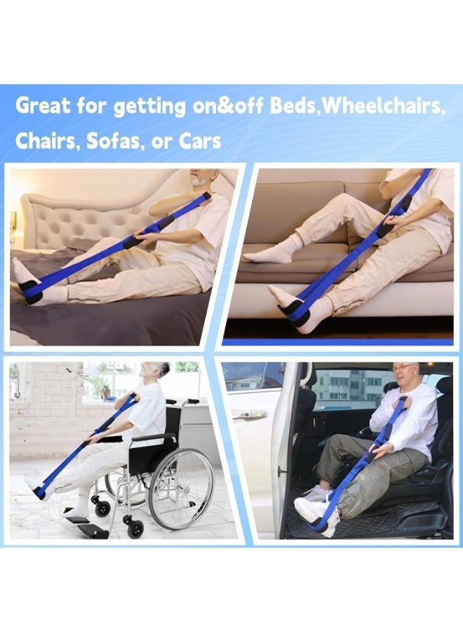 Bukela 42 Inch Long Leg Lifter, Rigid Leg Lifter Strap With EVA Handgrips &Foot Loop, Leg Lifter After Hip Replacement&Knee Surgery Recovery Aids Kit,Leg Lifters Getting Legs In And Out Of Bed, Car, Wheelchair - Image 3