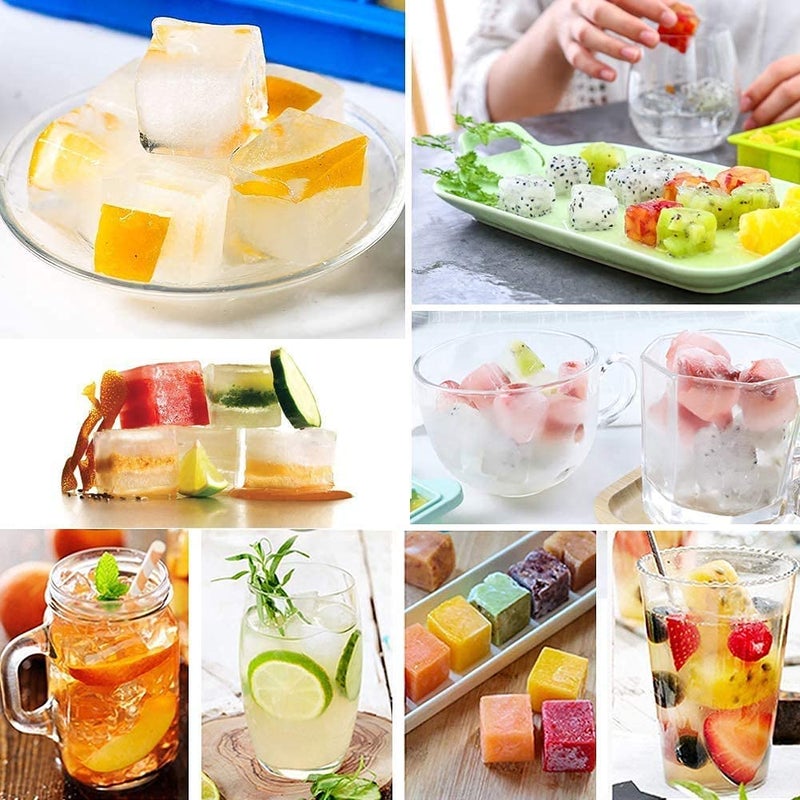 LUCC1N ice Trays for Freezer Silicone 24 Ice Cube Hot Silicone Freeze Mold Bar Pudding Jelly Chocolate Maker Mold Box Cold Drinking - Image 5