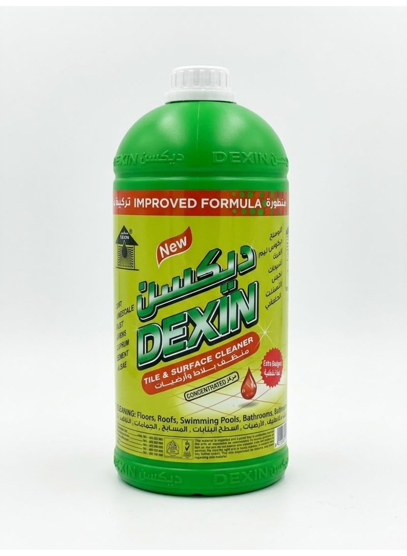 Concentrated Tile and Floor Cleaner for Removing Cement, Gypsum, and Dirt – 2L