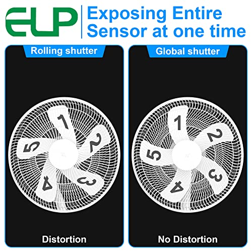 ELP High Speed Wide Angle Global Shutter USB Camera Module for Computer 1080P Mini UVC USB2.0 Webcam Board with 120degree No Distortion Lens AR0234 High Frame 90fps Web PC Camera Board for Laptop - Image 4