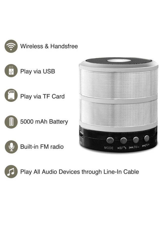 Generic - Speaker bluetooth mini wireless with good perfor mance and transmission free of distortion with ultra clear sound - Image 1