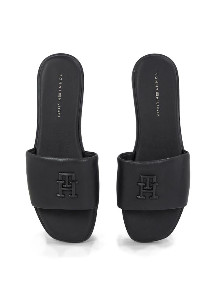 TOMMY HILFIGER Logo Hardware Leather Mule  - Image 5