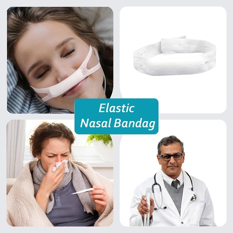 30 Pcs External Nasal Bandage Elastic Bandage for use After Nasal Surgery Dressing Rack with high Nasal Absorption Capacity - Image 4