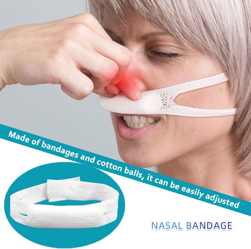 30 Pcs External Nasal Bandage Elastic Bandage for use After Nasal Surgery Dressing Rack with high Nasal Absorption Capacity - Image 3