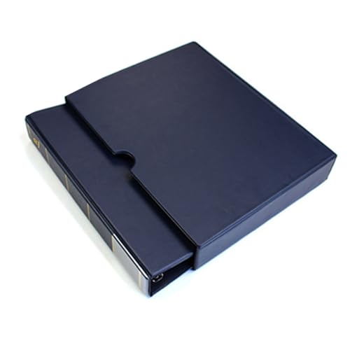 MUDOR Empty Stamp Albums Stockbook for Professional Collectors, Classic Binder with Slipcase (Blue) - Image 2