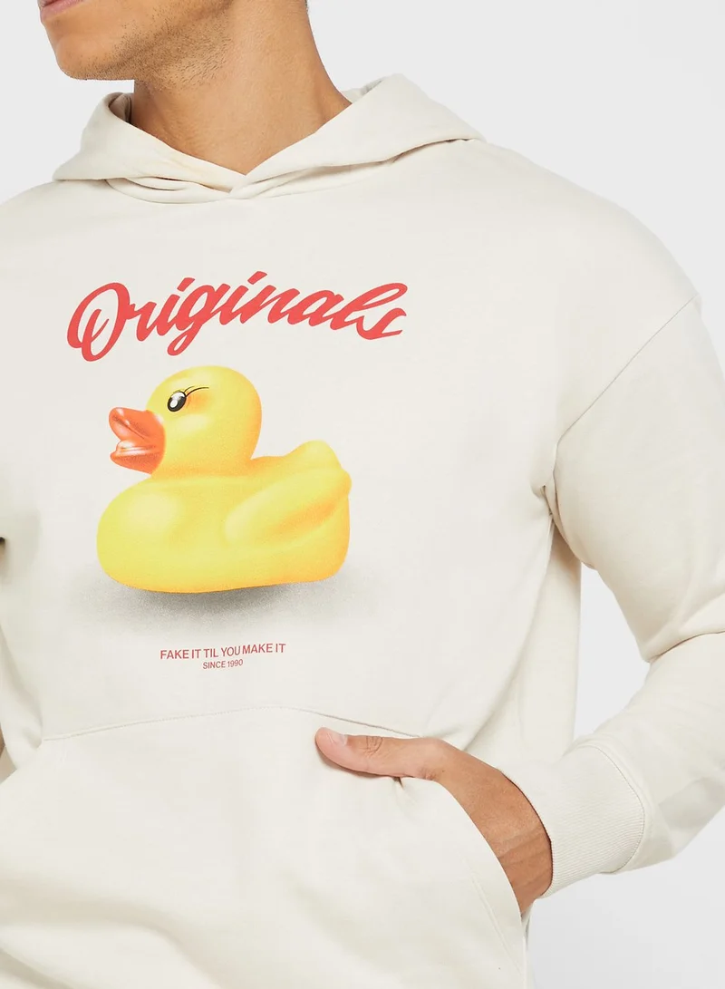 JACK & JONES Original Printed Hoodie