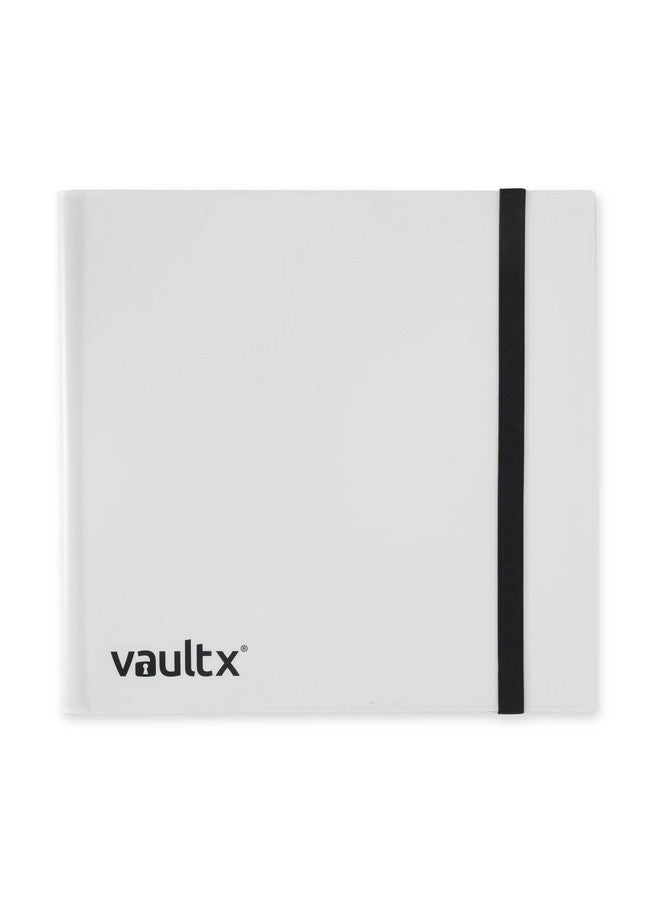 Vault X Binder - 12 Pocket Trading Card Album Folder - 480 Side Loading Pocket Binder For Tcg (White) - Image 1